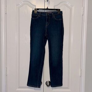 Gloria Vanderbilt Amanda Woman Dark Jeans Petite Size 4